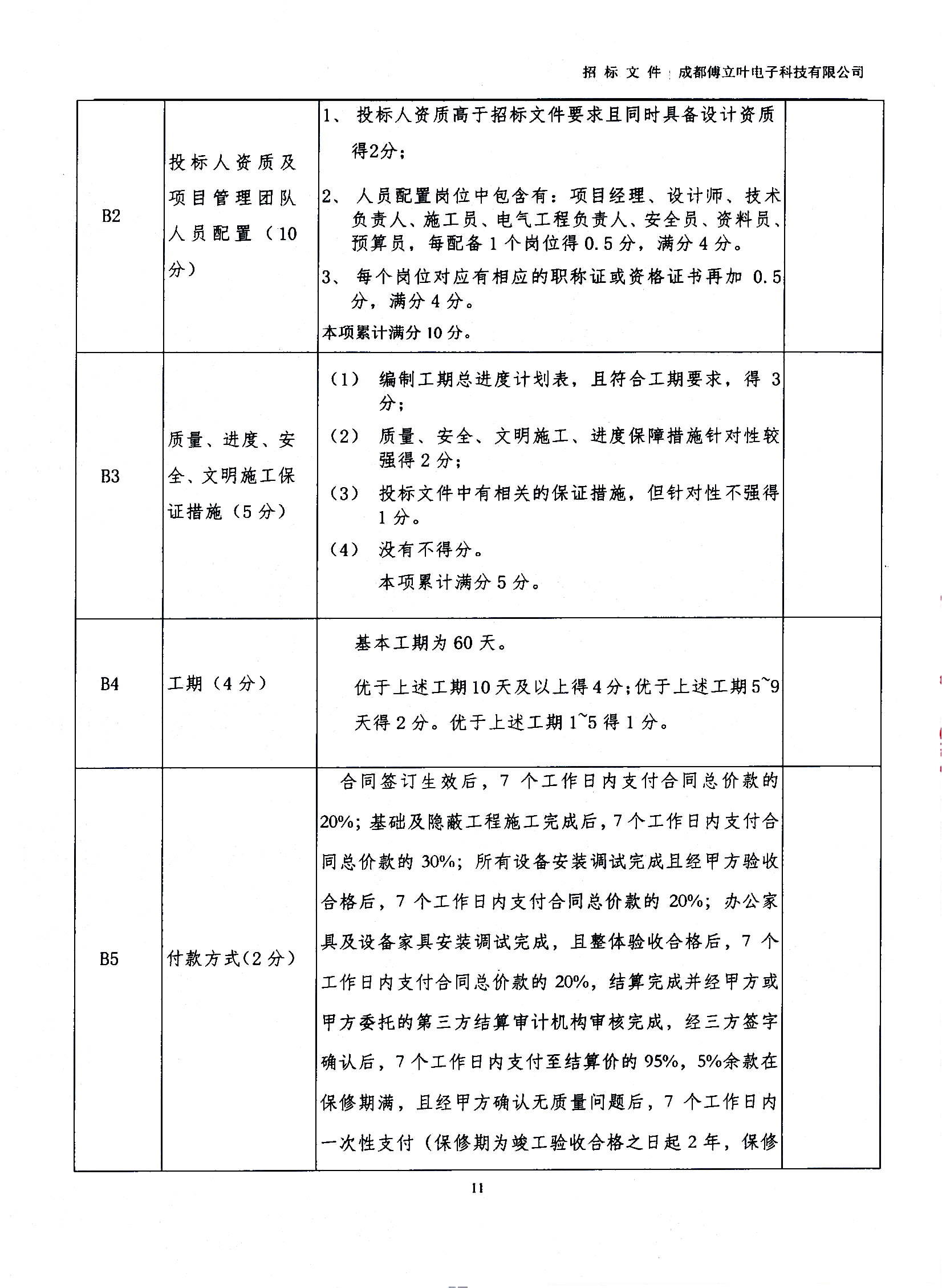 傅立葉生產中心擴產場地裝修項目設計與施工招標文件_頁面_11